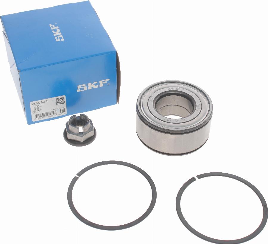 SKF VKBA 3615 - Wheel hub, bearing Kit autospares.lv