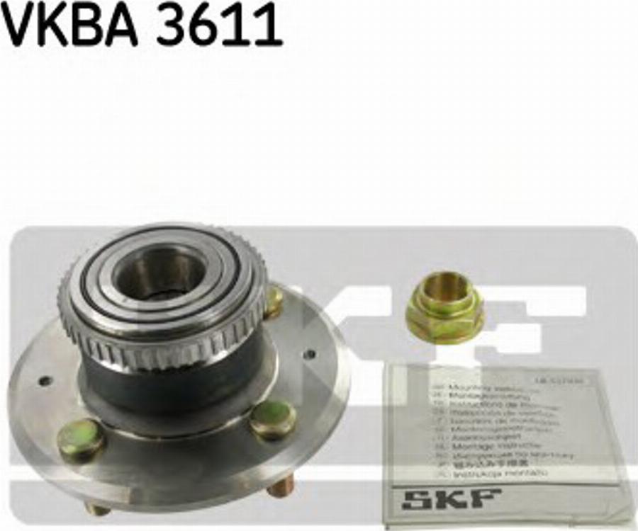 SKF VKBA3611 - Wheel Hub autospares.lv