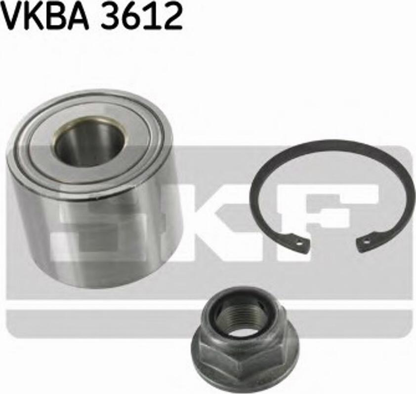 SKF VKBA 3612 - Wheel hub, bearing Kit autospares.lv