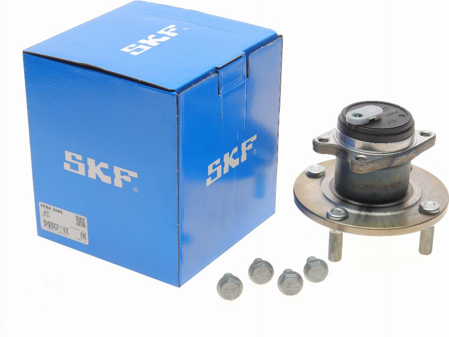 SKF VKBA 3685 - Wheel hub, bearing Kit autospares.lv