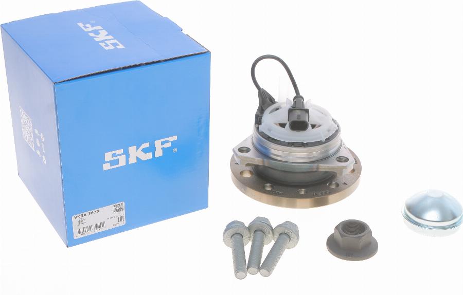 SKF VKBA 3620 - Wheel hub, bearing Kit autospares.lv