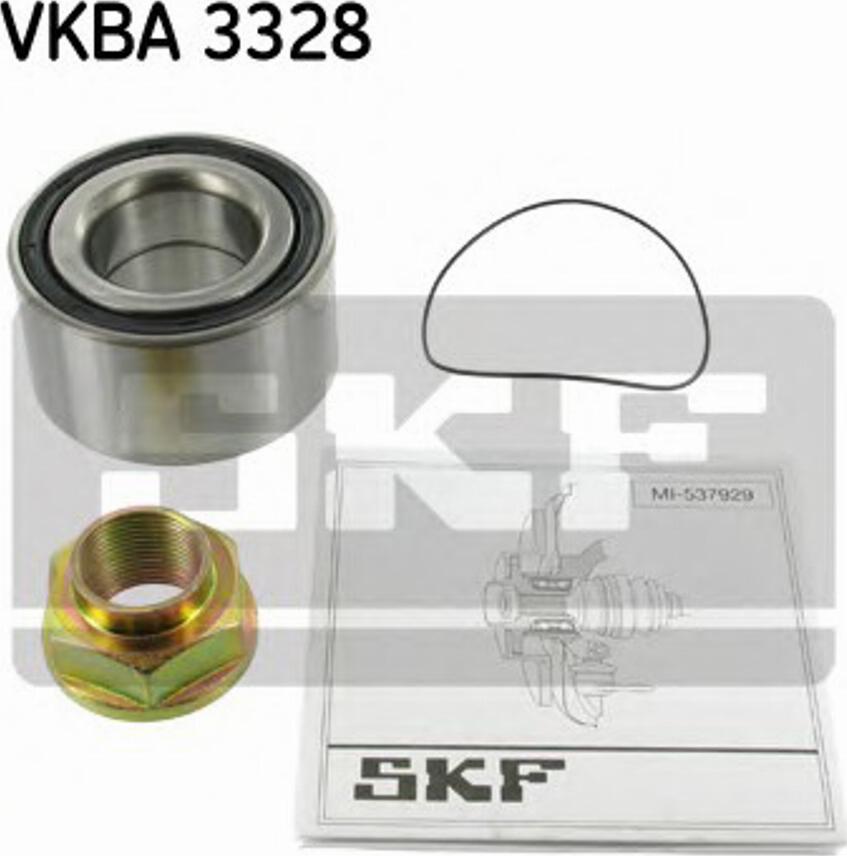 SKF VKBA 3328 - Wheel hub, bearing Kit autospares.lv