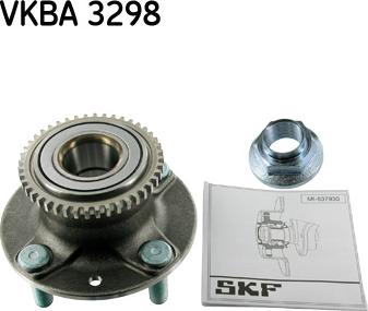 SKF VKBA 3298 - Wheel hub, bearing Kit autospares.lv