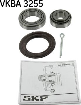 SKF VKBA 3255 - Wheel hub, bearing Kit autospares.lv