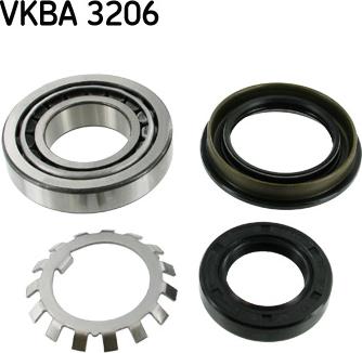 SKF VKBA 3206 - Wheel hub, bearing Kit autospares.lv