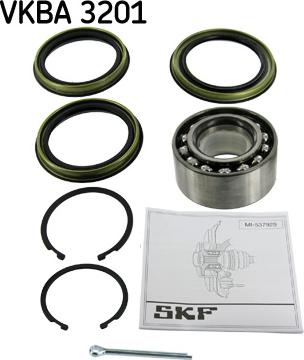 SKF VKBA 3201 - Wheel hub, bearing Kit autospares.lv