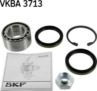 SKF VKBA 3713 - Wheel hub, bearing Kit autospares.lv