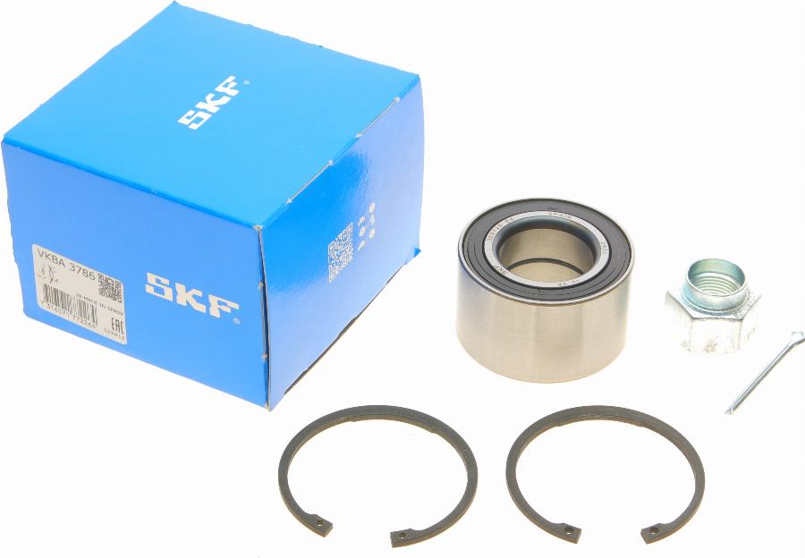 SKF VKBA 3786 - Wheel hub, bearing Kit autospares.lv