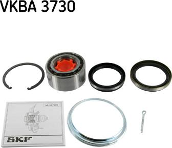 SKF VKBA 3730 - Wheel hub, bearing Kit autospares.lv