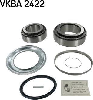 SKF VKBA 2422 - Wheel hub, bearing Kit autospares.lv