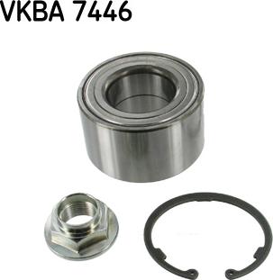 SKF VKBA 7446 - Wheel hub, bearing Kit autospares.lv