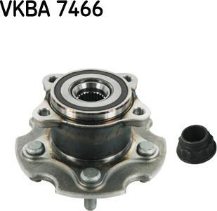 SKF VKBA 7466 - Wheel hub, bearing Kit autospares.lv