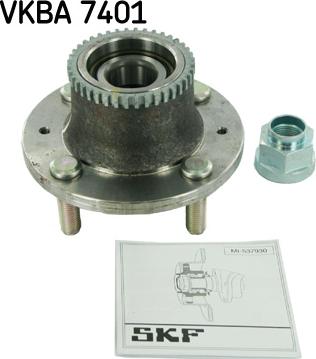 SKF VKBA 7401 - Wheel hub, bearing Kit autospares.lv