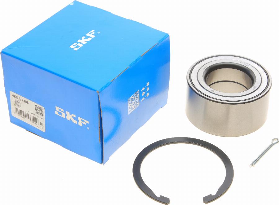 SKF VKBA 7408 - Wheel hub, bearing Kit autospares.lv