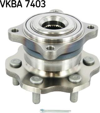 SKF VKBA 7403 - Wheel hub, bearing Kit autospares.lv