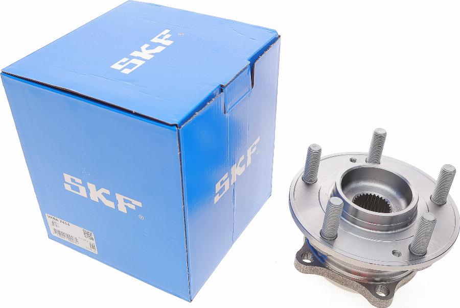 SKF VKBA 7414 - Wheel hub, bearing Kit autospares.lv