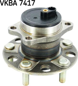 SKF VKBA 7417 - Wheel hub, bearing Kit autospares.lv