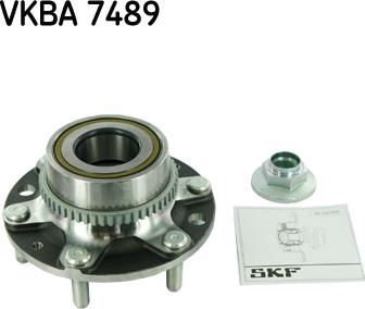 SKF VKBA 7489 - Wheel hub, bearing Kit autospares.lv