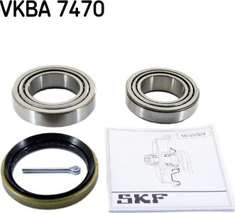 SKF VKBA 7470 - Wheel hub, bearing Kit autospares.lv
