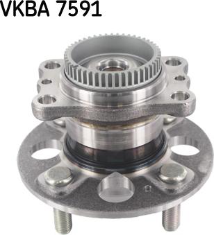 SKF VKBA 7591 - Wheel hub, bearing Kit autospares.lv
