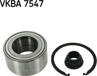 SKF VKBA 7547 - Wheel hub, bearing Kit autospares.lv