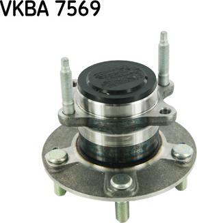 SKF VKBA 7569 - Wheel hub, bearing Kit autospares.lv