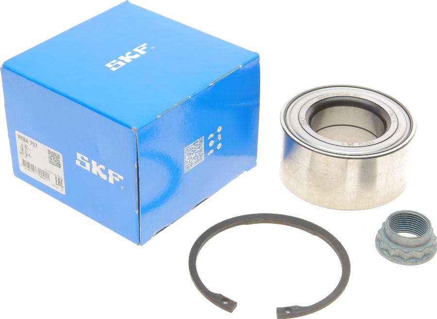 SKF VKBA 757 - Wheel hub, bearing Kit autospares.lv