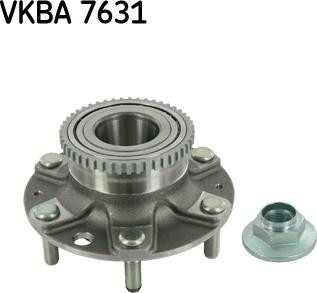 SKF VKBA 7631 - Wheel hub, bearing Kit autospares.lv
