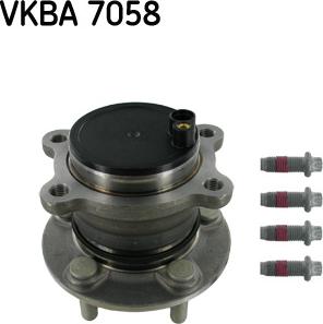SKF VKBA 7058 - Wheel hub, bearing Kit autospares.lv
