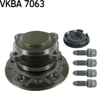 SKF VKBA 7063 - Wheel hub, bearing Kit autospares.lv