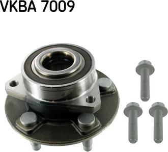 SKF VKBA 7009 - Wheel hub, bearing Kit autospares.lv