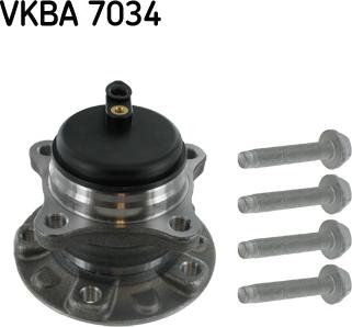 SKF VKBA 7034 - Wheel hub, bearing Kit autospares.lv
