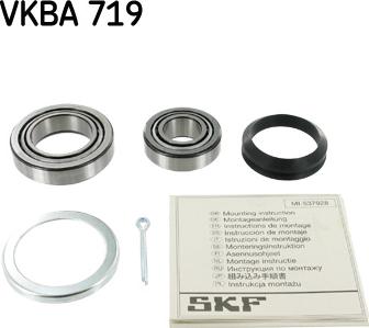 SKF VKBA 719 - Wheel hub, bearing Kit autospares.lv