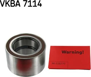 SKF VKBA 7114 - Wheel hub, bearing Kit autospares.lv