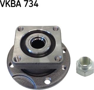 SKF VKBA 734 - Wheel hub, bearing Kit autospares.lv