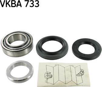 SKF VKBA 733 - Wheel hub, bearing Kit autospares.lv