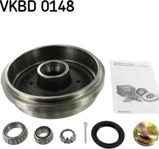 SKF VKBD 0148 - Brake Drum autospares.lv