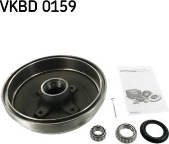 SKF VKBD 0159 - Brake Drum autospares.lv