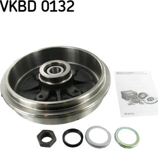 SKF VKBD 0132 - Brake Drum autospares.lv