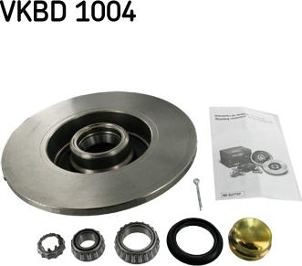 SKF VKBD 1004 - Brake Disc autospares.lv