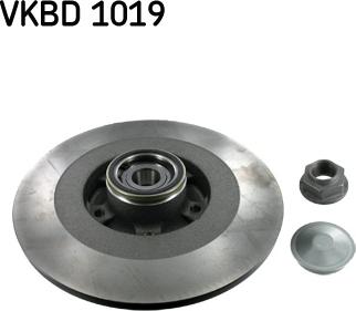 SKF VKBD 1019 - Brake Disc autospares.lv