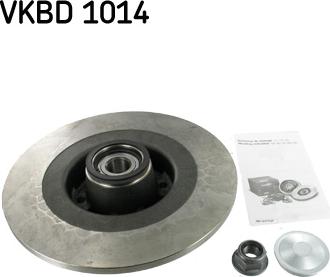 SKF VKBD 1014 - Brake Disc autospares.lv