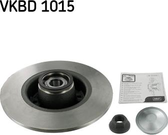 SKF VKBD 1015 - Brake Disc autospares.lv