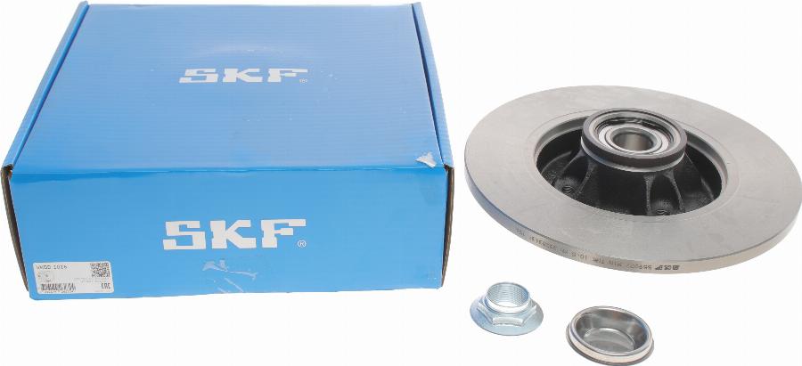 SKF VKBD 1016 - Brake Disc autospares.lv