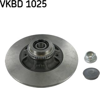 SKF VKBD 1025 - Brake Disc autospares.lv