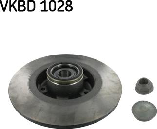 SKF VKBD 1028 - Brake Disc autospares.lv