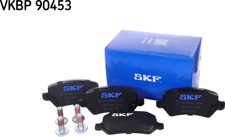 SKF VKBP 90453 - Brake Pad Set, disc brake autospares.lv