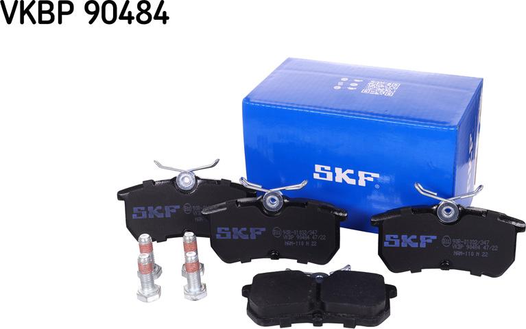 SKF VKBP 90484 - Brake Pad Set, disc brake autospares.lv