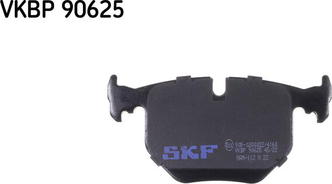 SKF VKBP 90625 - Brake Pad Set, disc brake autospares.lv