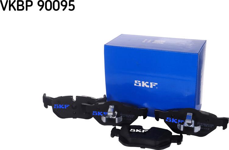 SKF VKBP 90095 - Brake Pad Set, disc brake autospares.lv